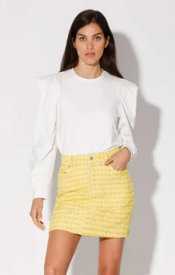 Bottoms>Walter Baker Alicia Skirt, Sunshine Tweed