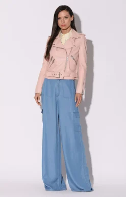 Leather>Walter Baker Allison Jacket, Ballet-Leather