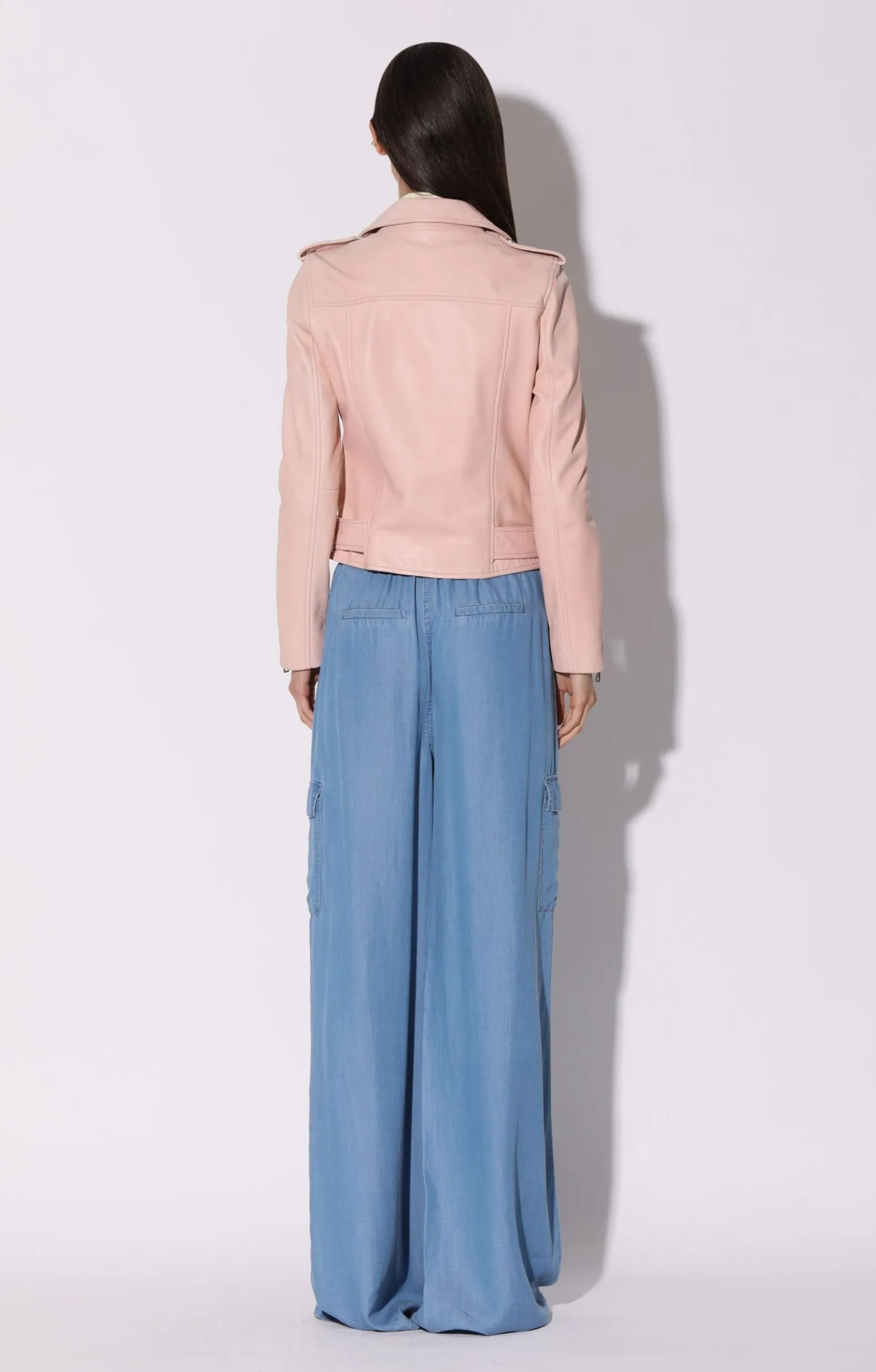 Leather>Walter Baker Allison Jacket, Ballet-Leather