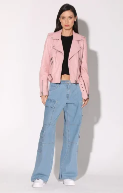 Leather>Walter Baker Allison Jacket, Taffy-Leather