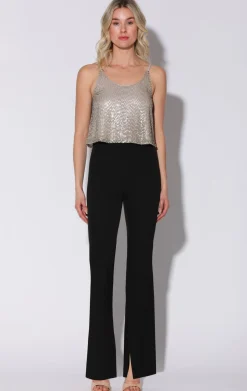 Tops>Walter Baker Amber Top, Champagne Beading