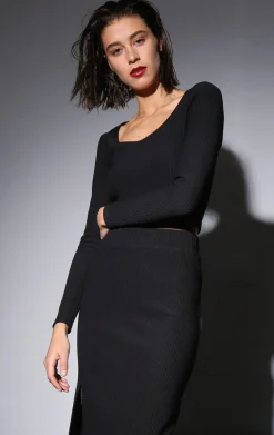 Tops>Walter Baker Arlene Top, Black