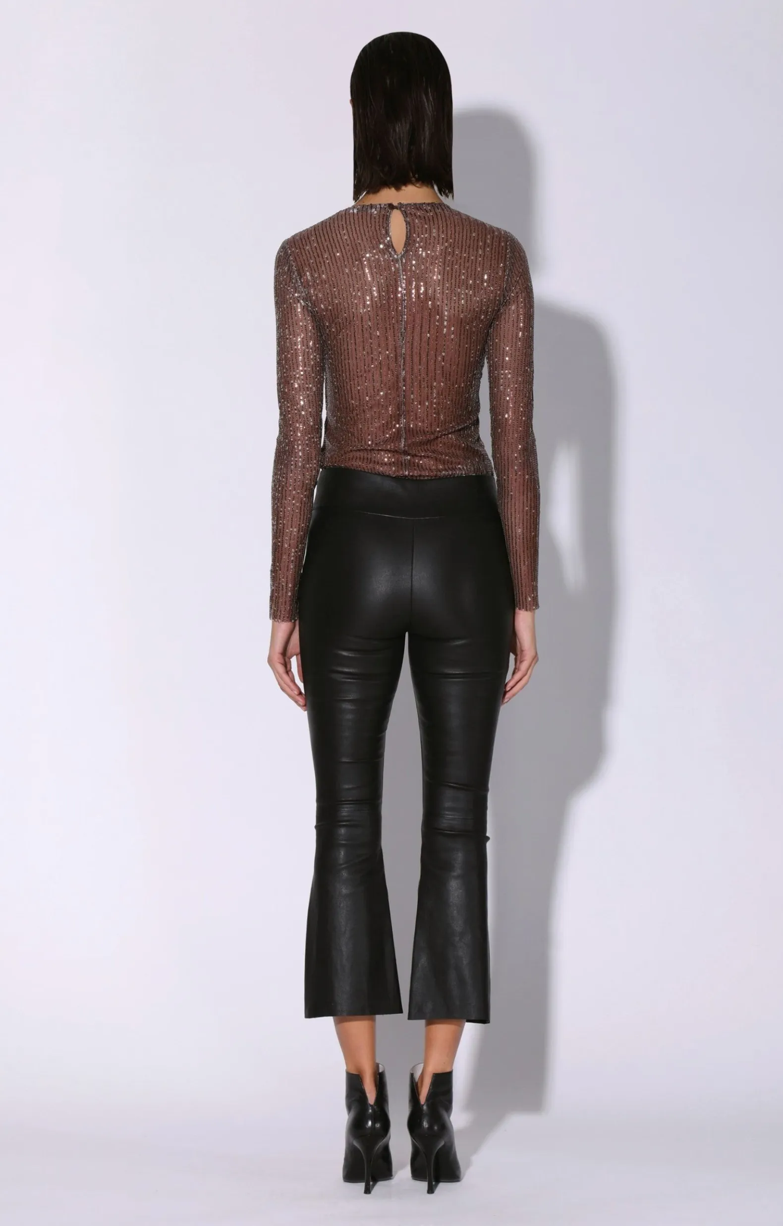 Tops>Walter Baker Barra Top, City Sequin Mink