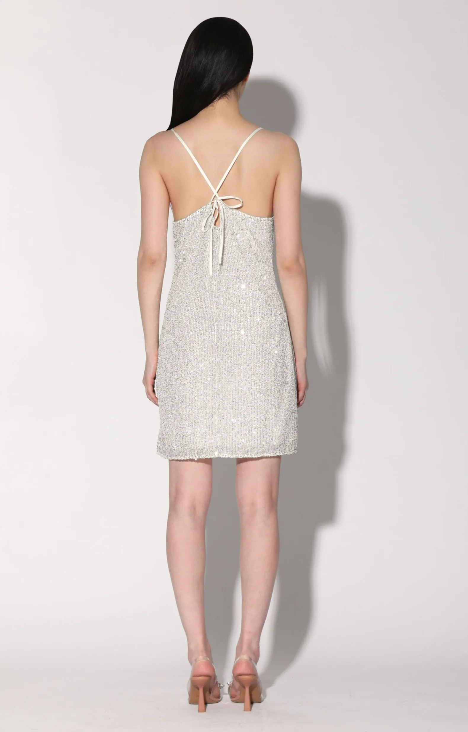 Dresses>Walter Baker Cassidy Dress, Ice Sequin