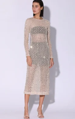 Dresses>Walter Baker Coco Dress, Crochet Sequin
