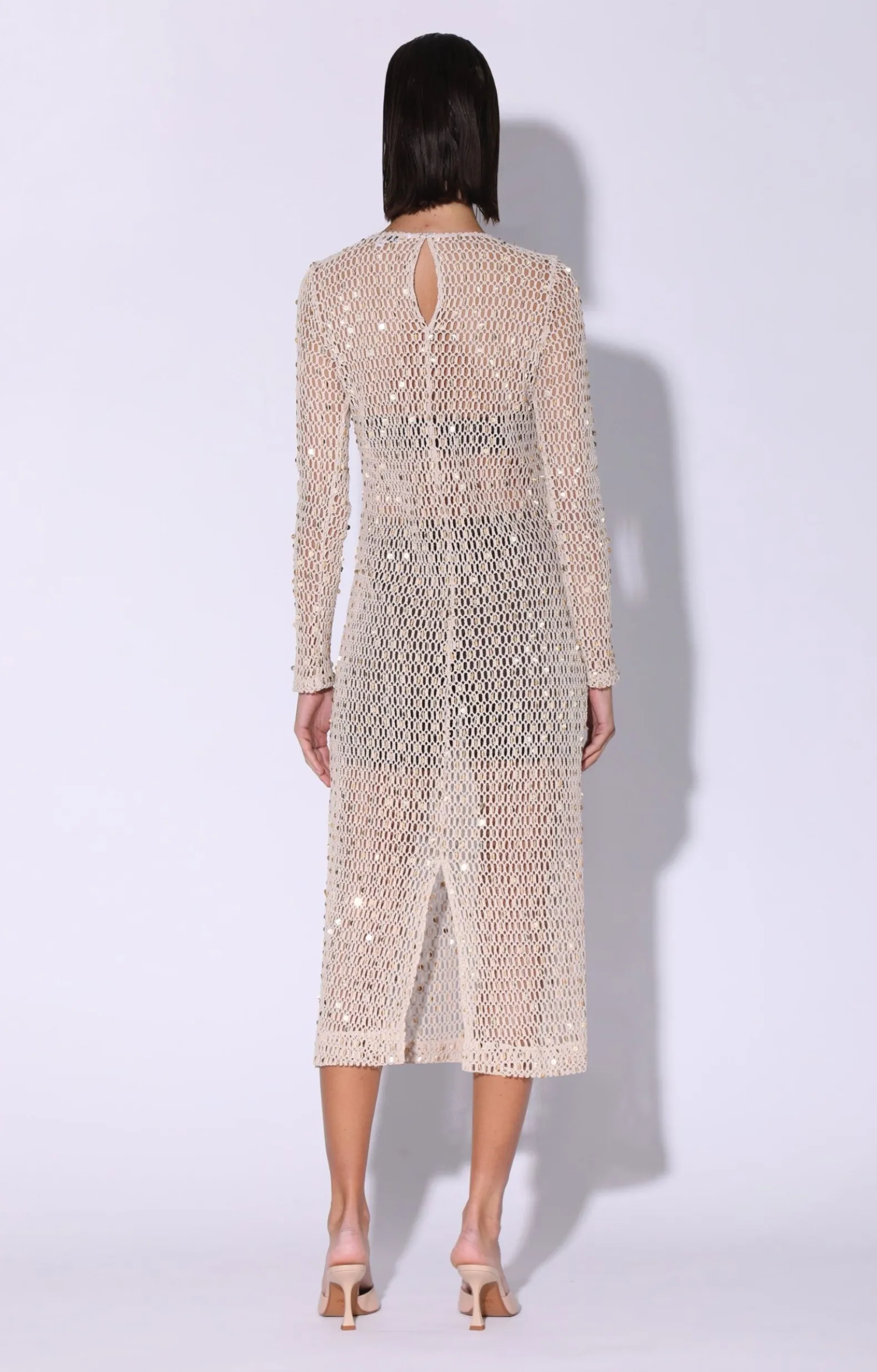 Dresses>Walter Baker Coco Dress, Crochet Sequin