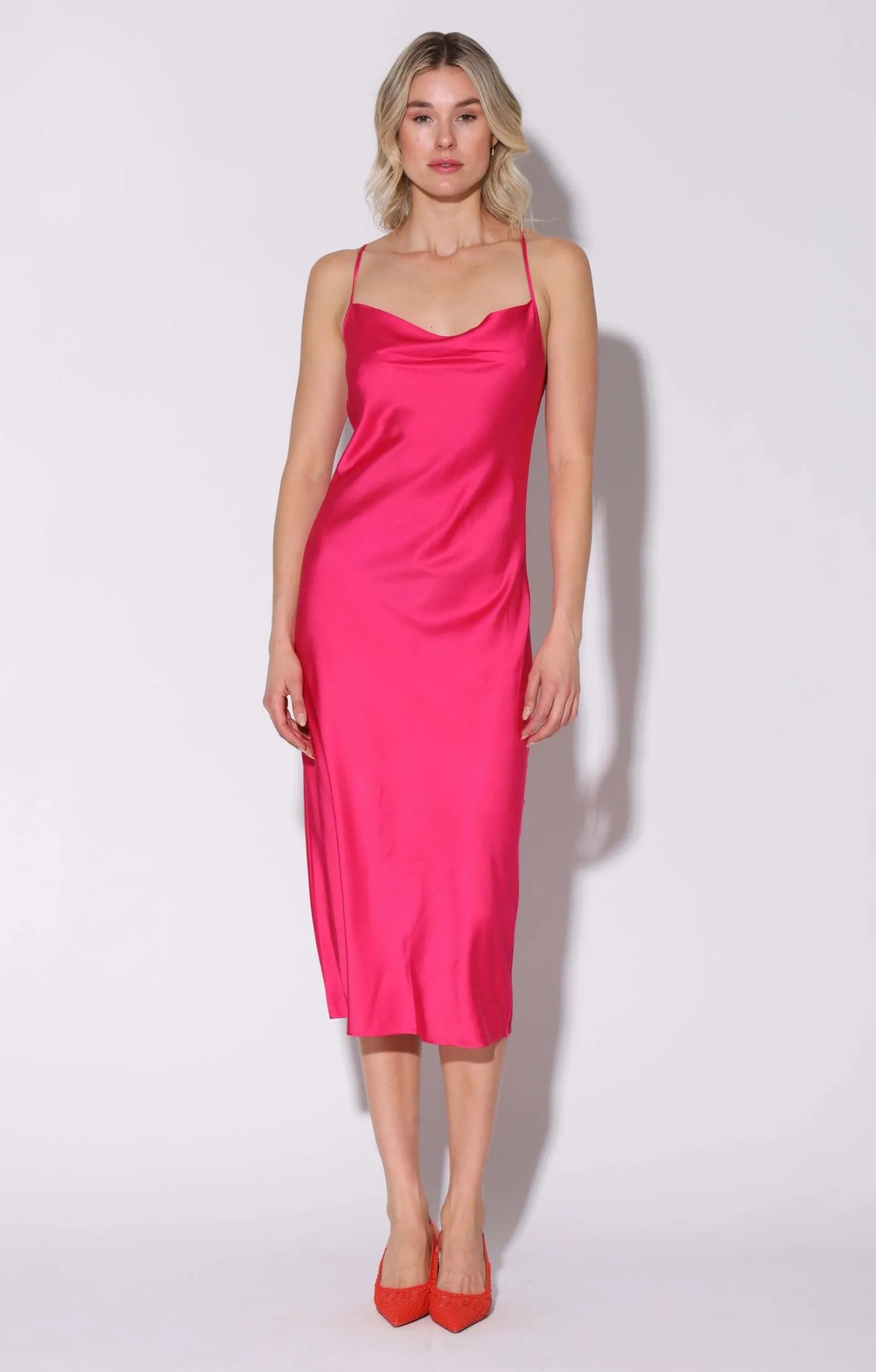 Dresses>Walter Baker Dani Dress, Bright Pink