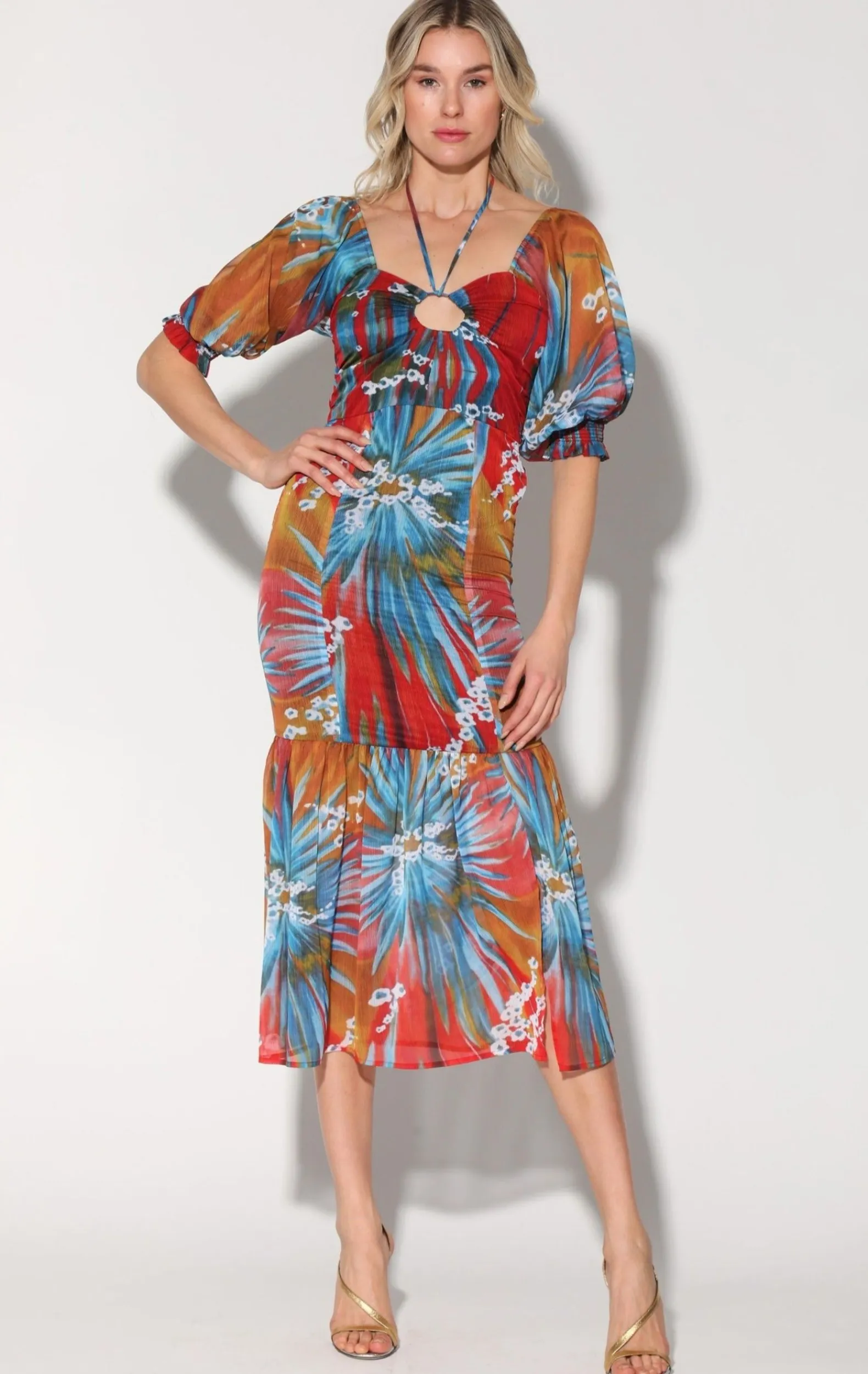 Dresses>Walter Baker Danielle Dress, Rio Palm