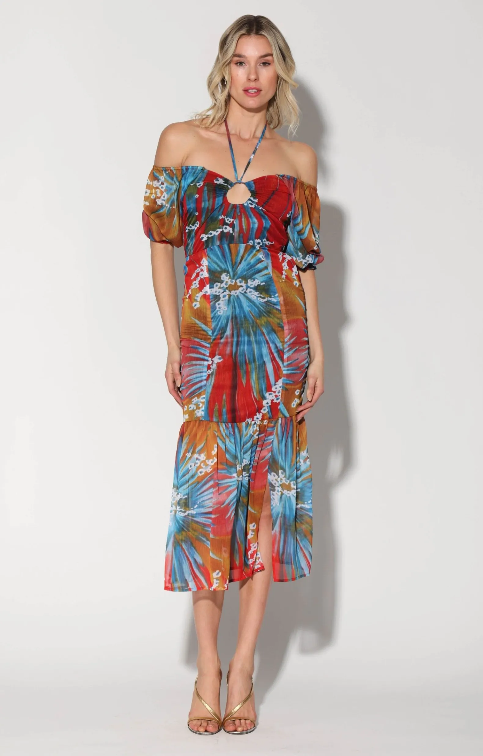 Dresses>Walter Baker Danielle Dress, Rio Palm