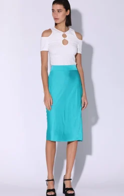 Bottoms>Walter Baker Daya Skirt, Turquoise
