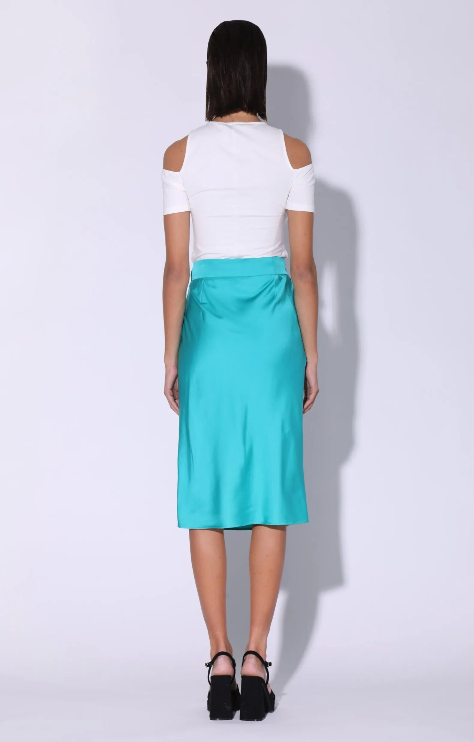 Bottoms>Walter Baker Daya Skirt, Turquoise