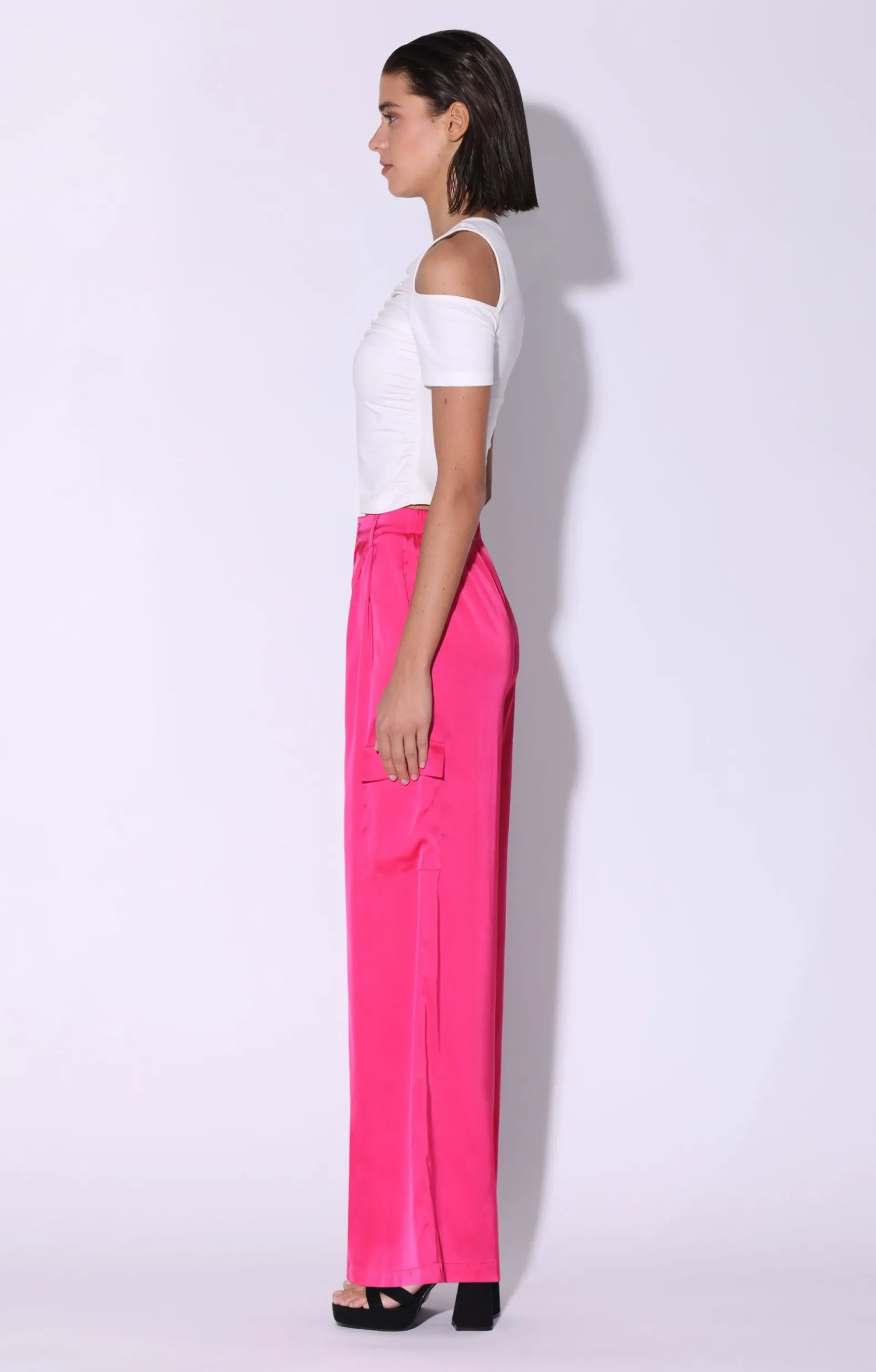 Bottoms>Walter Baker Denver Pant, Bright Pink