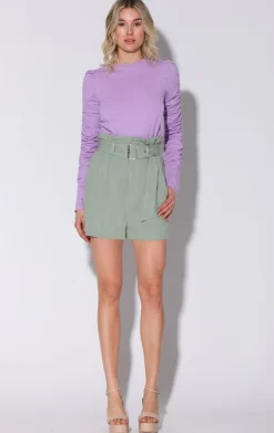 Tops>Walter Baker Dot Top, Lavender