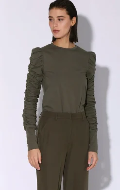 Tops>Walter Baker Dot Top, Olive