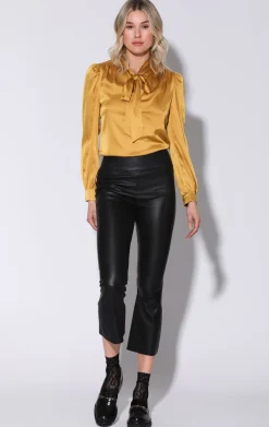 Tops>Walter Baker Duchess Top, Goldenrod