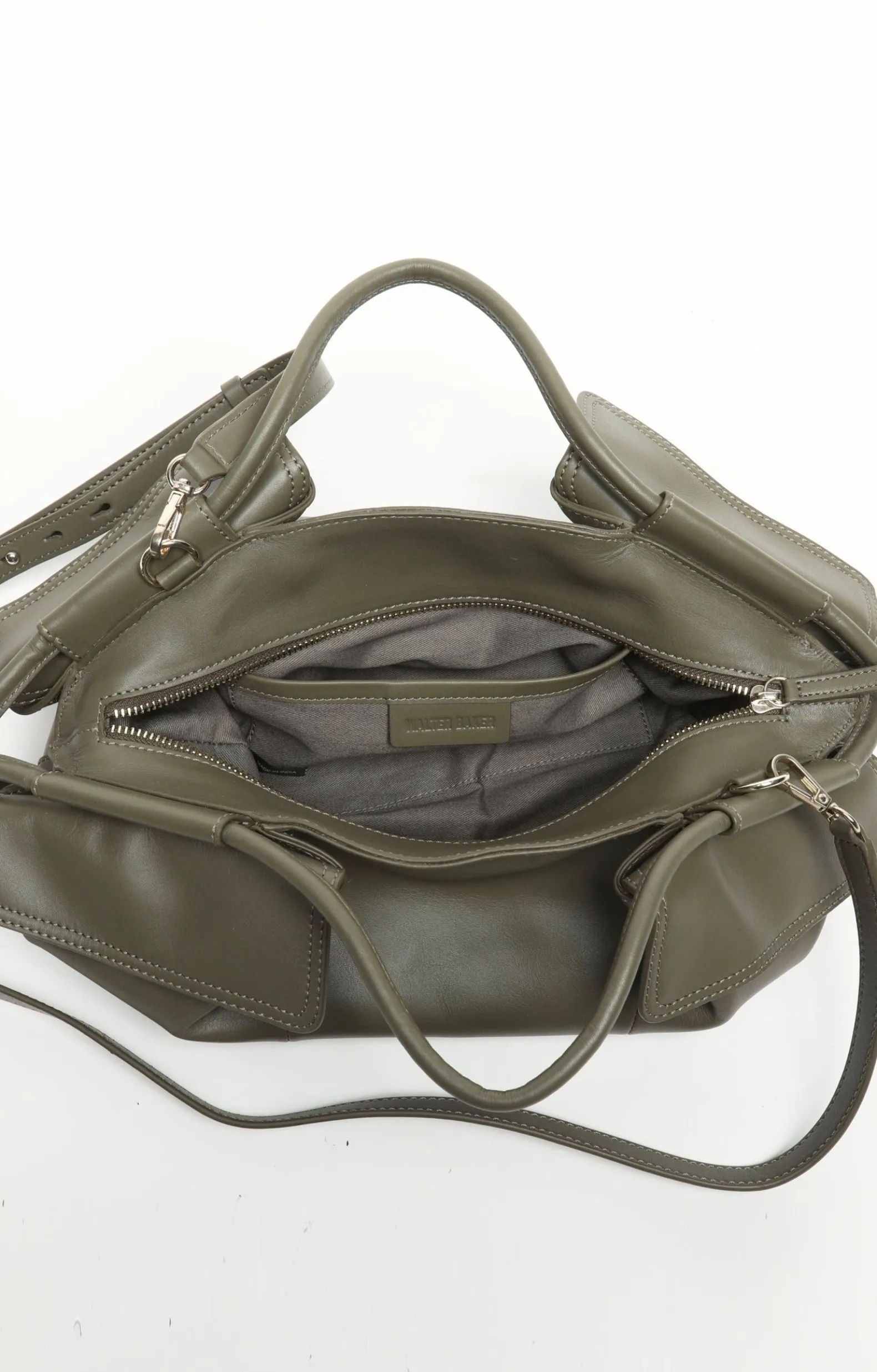 Handbags>Walter Baker Easton Satchel, Army