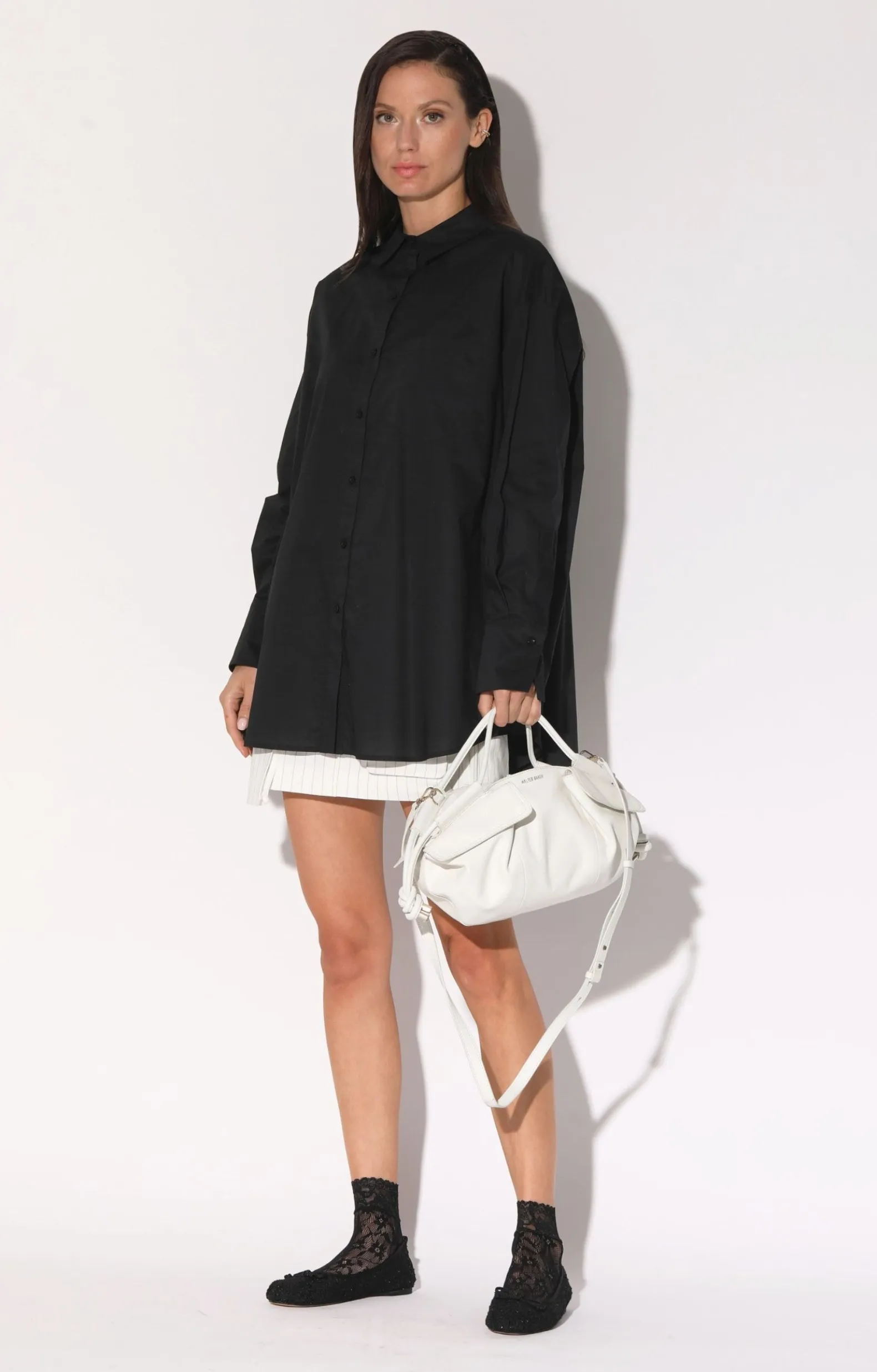 Handbags>Walter Baker Easton Satchel, Bright White