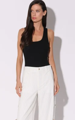 Tops>Walter Baker Ellery Tank Top, Black