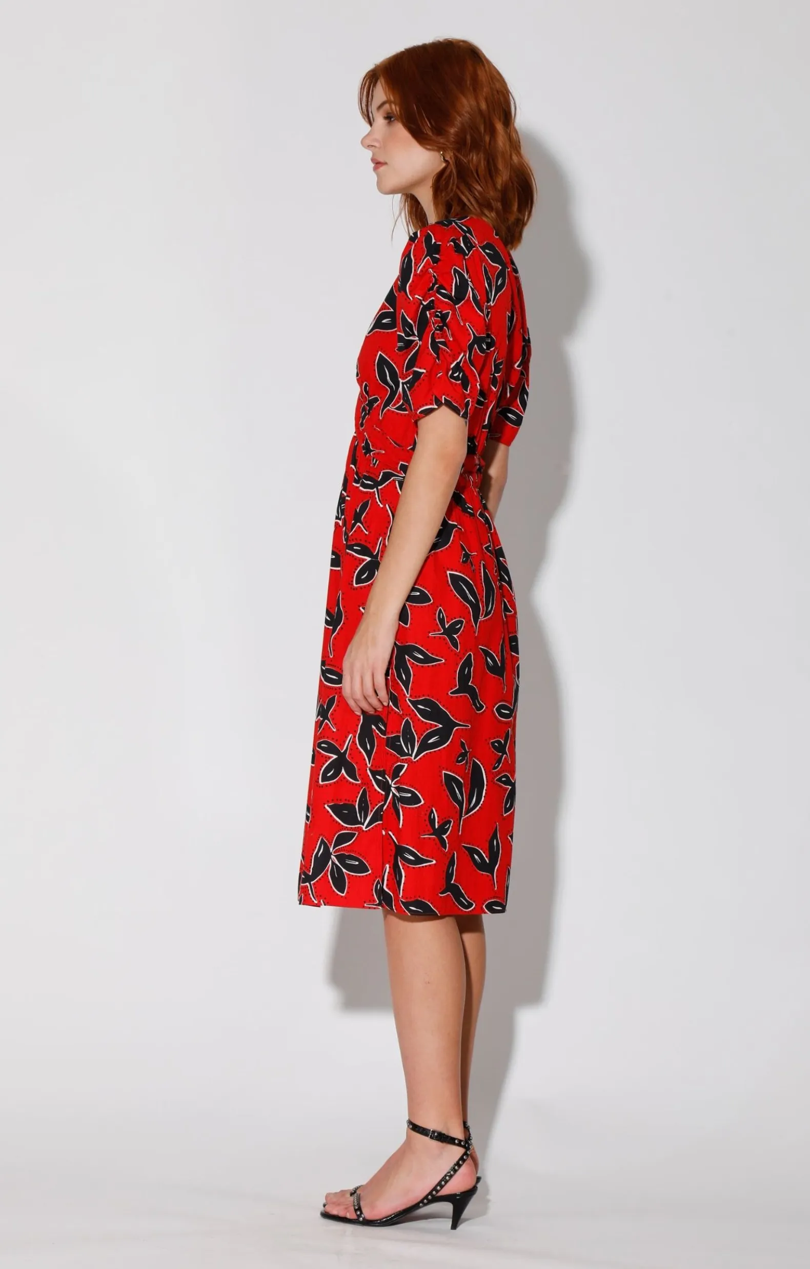 Dresses>Walter Baker Fabienne Dress, Bold Persimmon