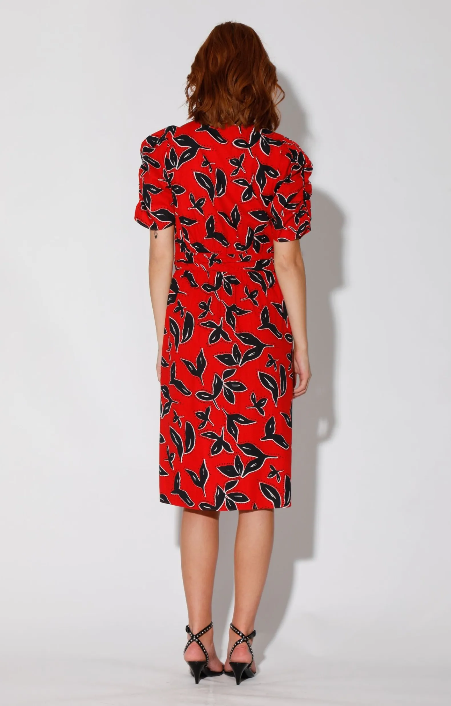 Dresses>Walter Baker Fabienne Dress, Bold Persimmon