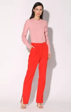 Bottoms>Walter Baker Falon Pant, Poppy