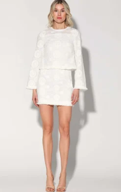 Tops>Walter Baker Fontaine Top, Sunflower Embroidery