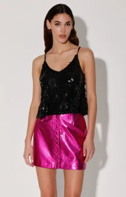 Tops>Walter Baker Haley Top, Black