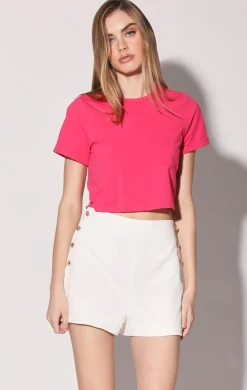 Tops>Walter Baker Halsey Top, Hot Pink