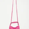 Handbags>Walter Baker Hazel Mini Hobo, Bright Pink