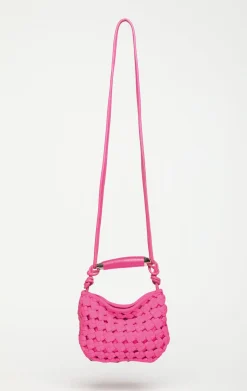Handbags>Walter Baker Hazel Mini Hobo, Bright Pink