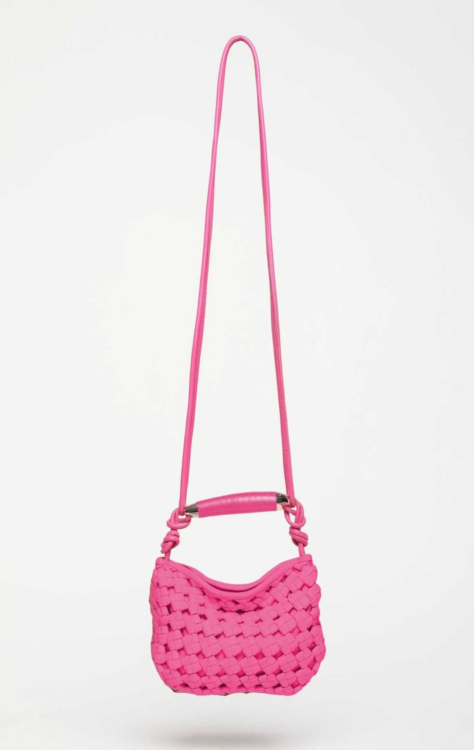 Handbags>Walter Baker Hazel Mini Hobo, Bright Pink