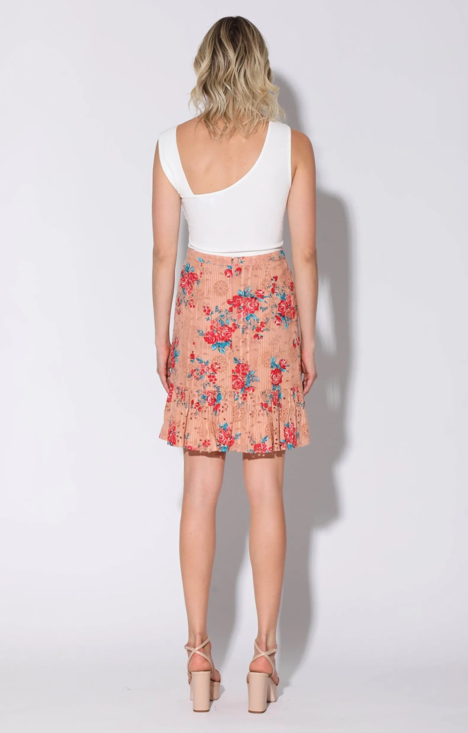 Bottoms>Walter Baker Ilaria Skirt, Botanical Eyelet