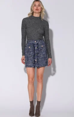 Bottoms>Walter Baker Iliana Skirt, Aurora Tweed
