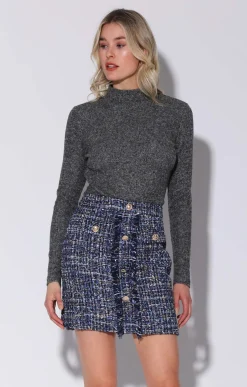 Bottoms>Walter Baker Iliana Skirt, Aurora Tweed