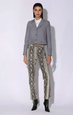 Jackets>Walter Baker Javi Jacket, Heather Pin Stripe