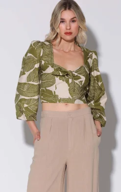 Tops>Walter Baker Jessie Top, Royal Palm