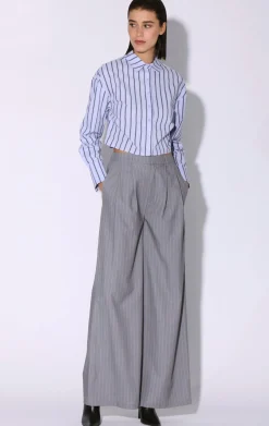 Bottoms>Walter Baker Kaiden Pant, Heather Pin Stripe