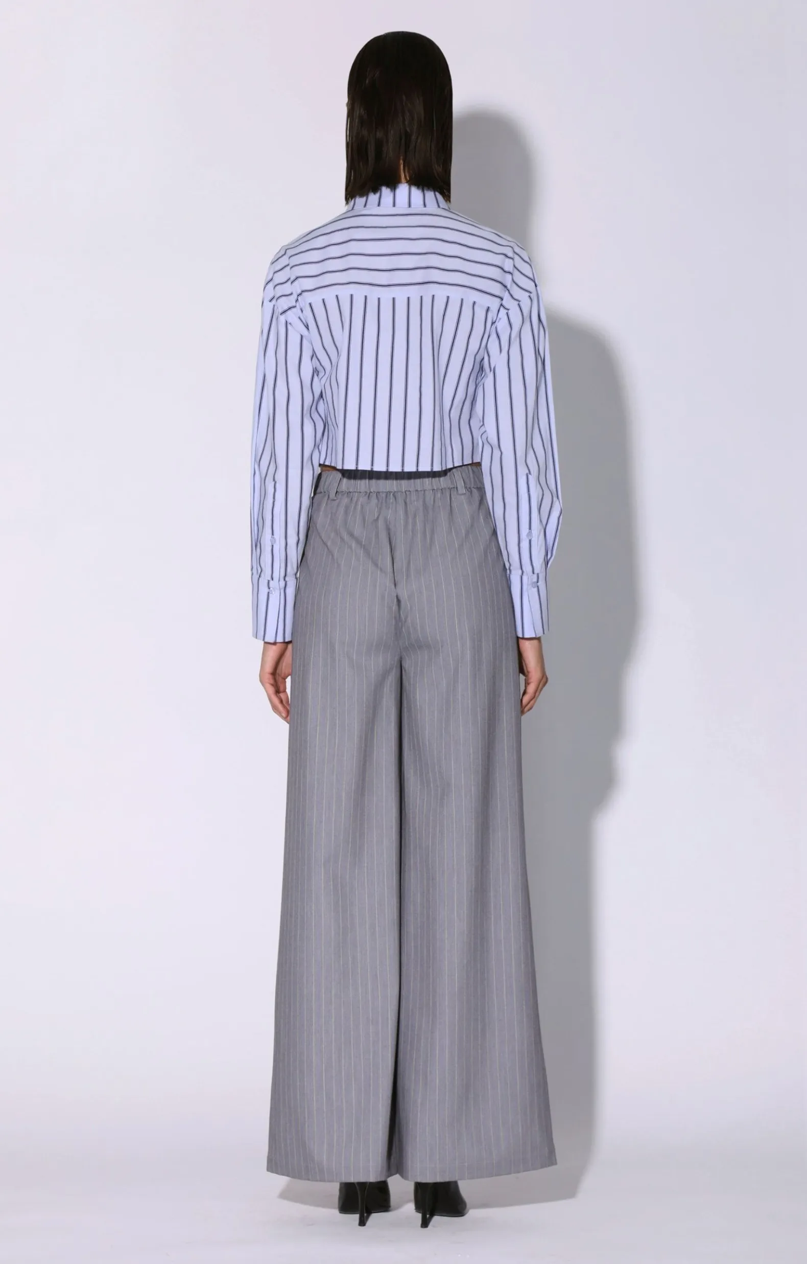 Bottoms>Walter Baker Kaiden Pant, Heather Pin Stripe