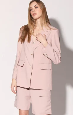 Jackets>Walter Baker Kendrick Blazer, Cagney Stripe Blush