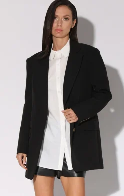 Jackets>Walter Baker Kira Blazer, Black-Suiting