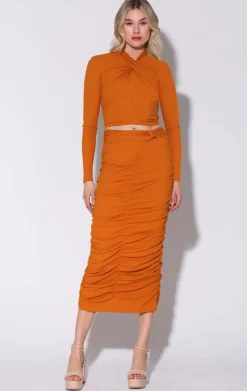 Bottoms>Walter Baker Kody Skirt, Rust