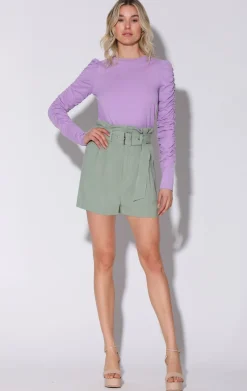 Bottoms>Walter Baker Layleen Short, Sage