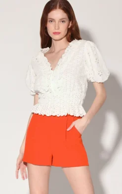 Tops>Walter Baker Lovina Top, Daisy Eyelet