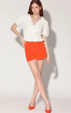 Tops>Walter Baker Lovina Top, Daisy Eyelet