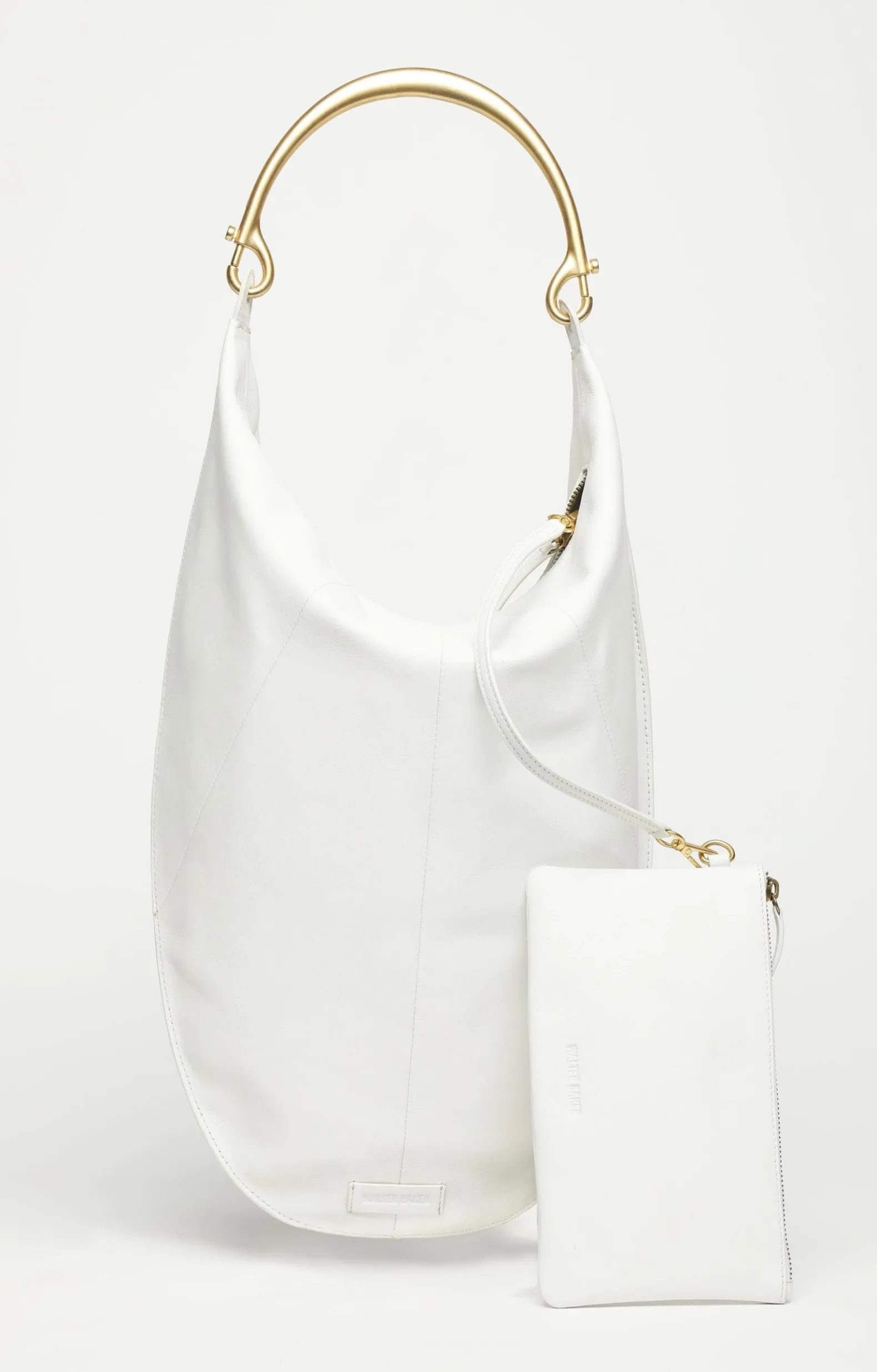 Handbags>Walter Baker Luna Hobo, Bright White