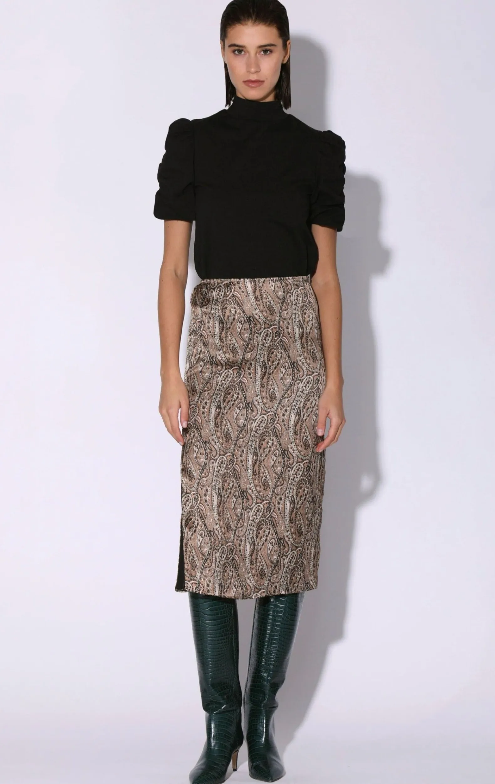 Bottoms>Walter Baker Maisy Skirt, Desert Paisley