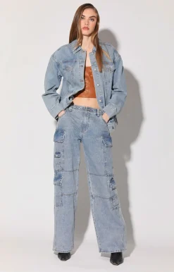 Bottoms>Walter Baker Rafi Pant, Light Wash