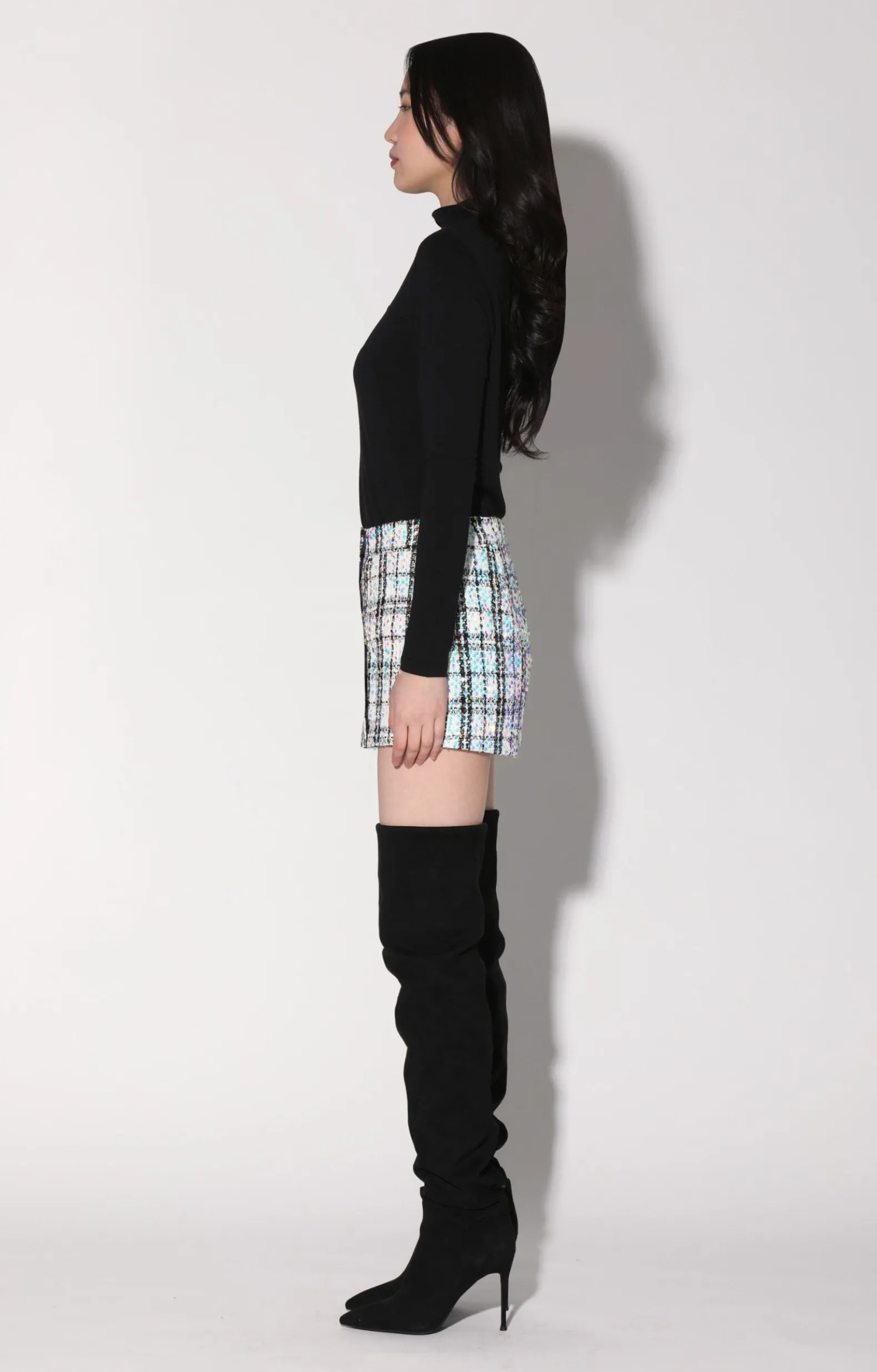 Bottoms>Walter Baker Regina Skort, Broadway Tweed White