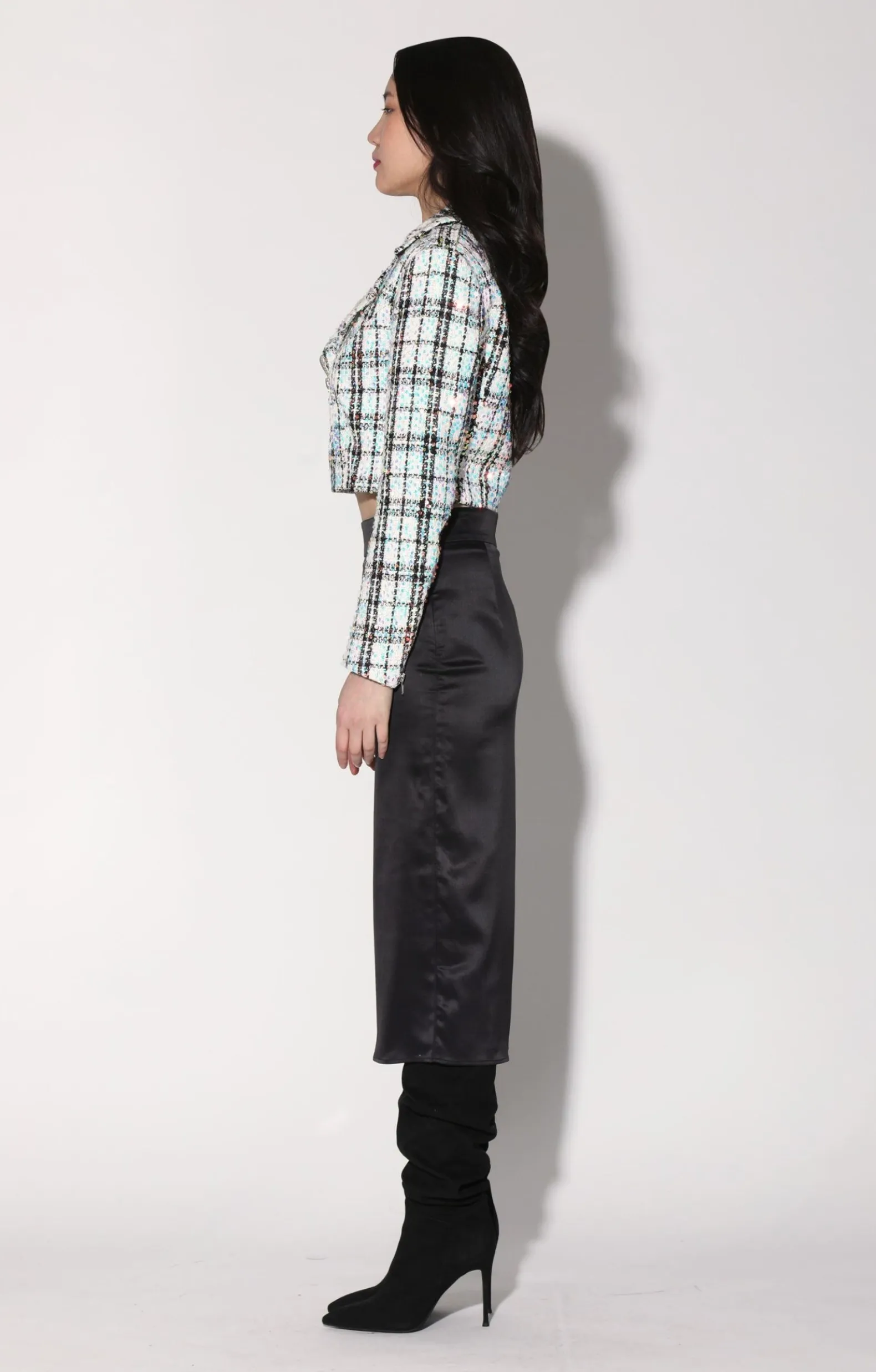 Jackets>Walter Baker Renae Jacket, Broadway Tweed White