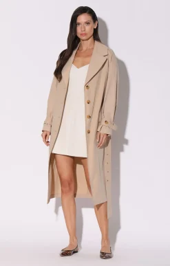 Jackets>Walter Baker Ryder Trench, Beige